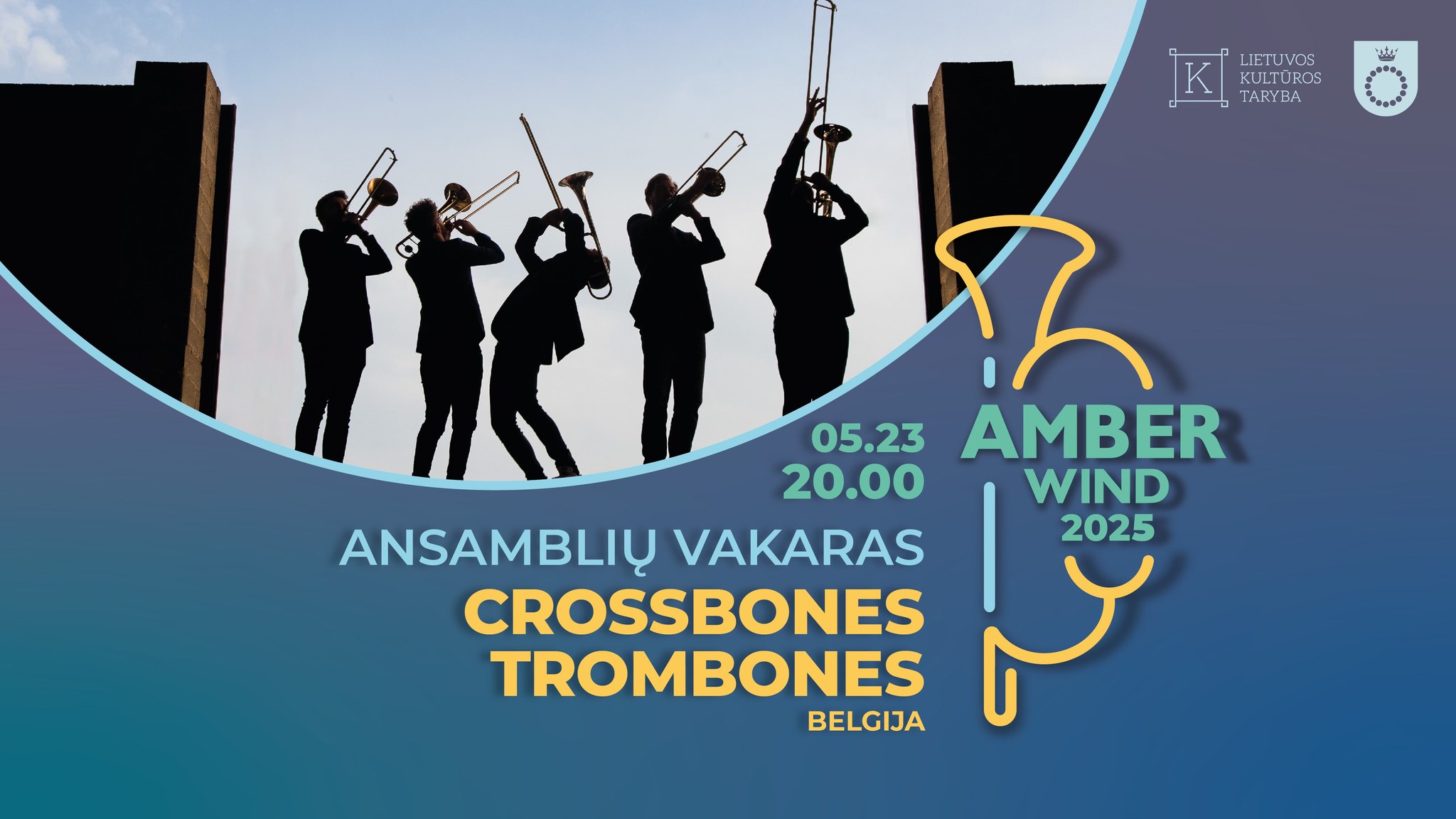 Ansamblių vakaras | CROSSBONES TROMBONES (Belgija) | AMBER WIND 2025