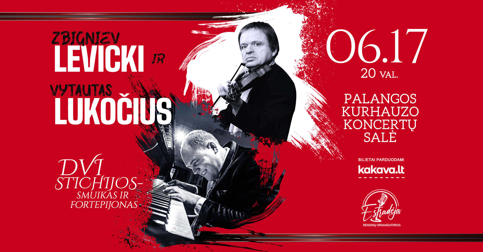 Z. Levicki Ir V. Lukočius | DVI STICHIJOS – SMUIKAS IR FORTEPIJONAS