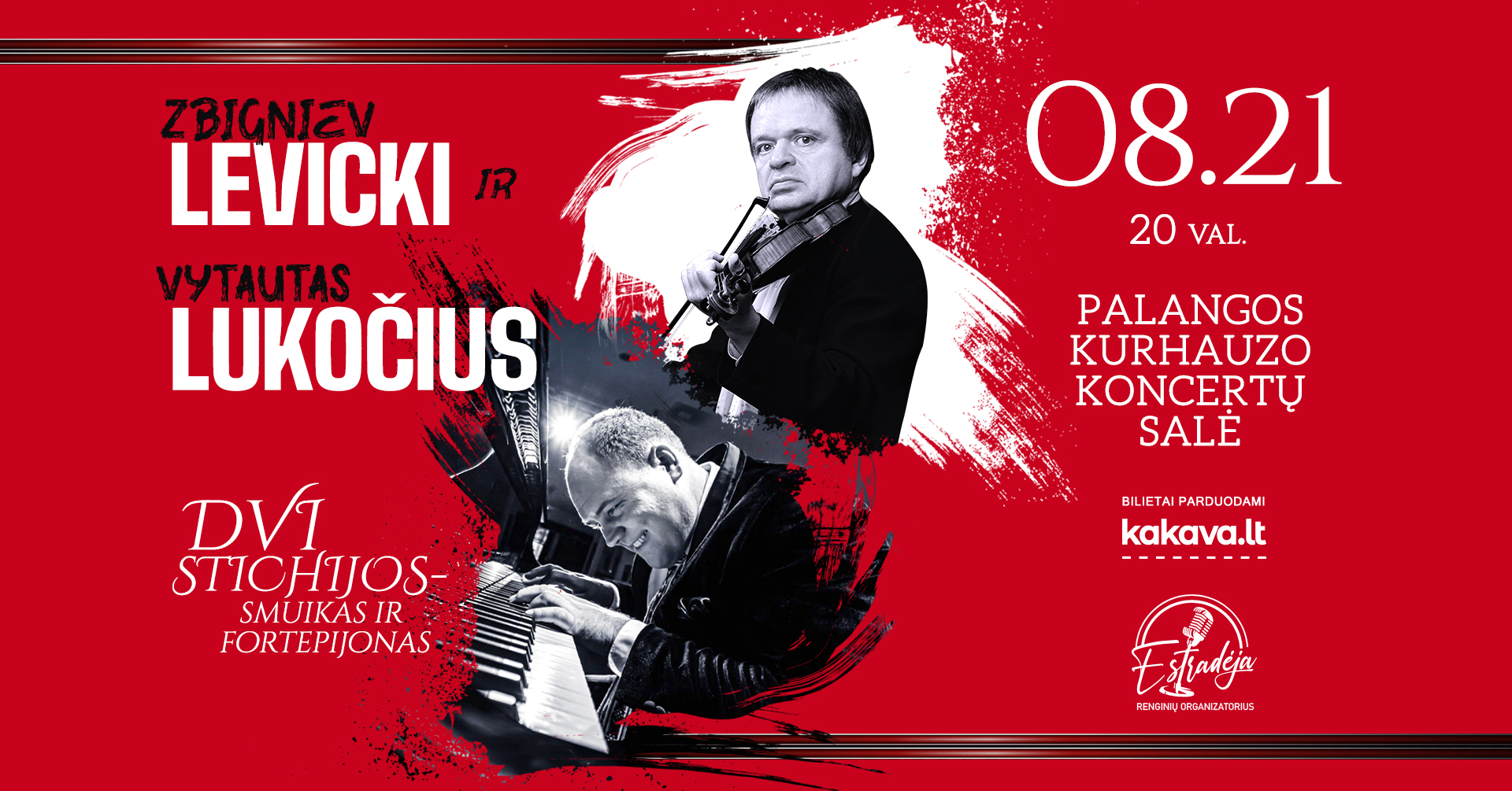 Z. Levicki ir V. Lukočius | Dvi stichijos – smuikas ir fortepijonas