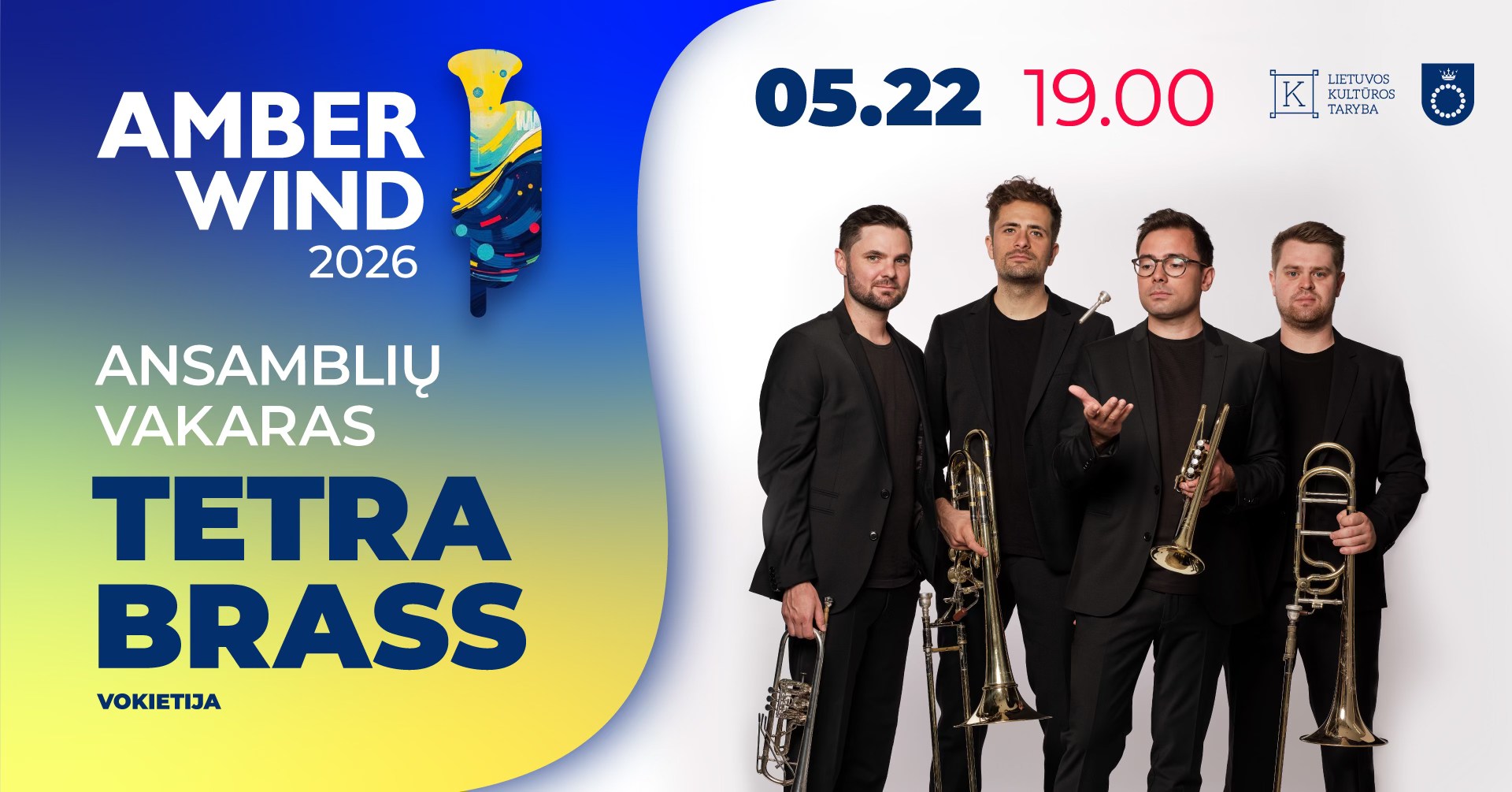 TETRA BRASS (Vokietija) / Ansamblių vakaras
