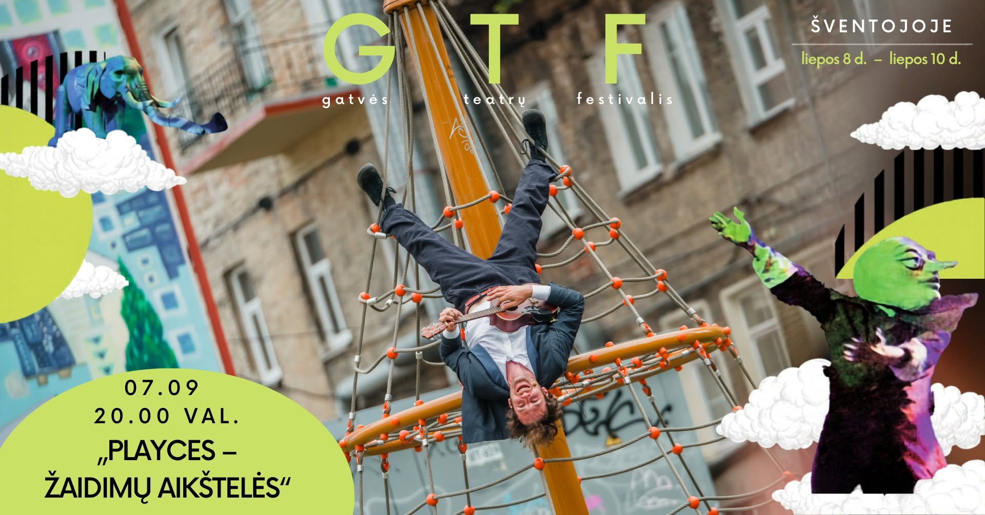 GTF 2026 | „PLAYCES – ŽAIDIMŲ AIKŠTELĖS“ muzikinis cirko pasirodymas