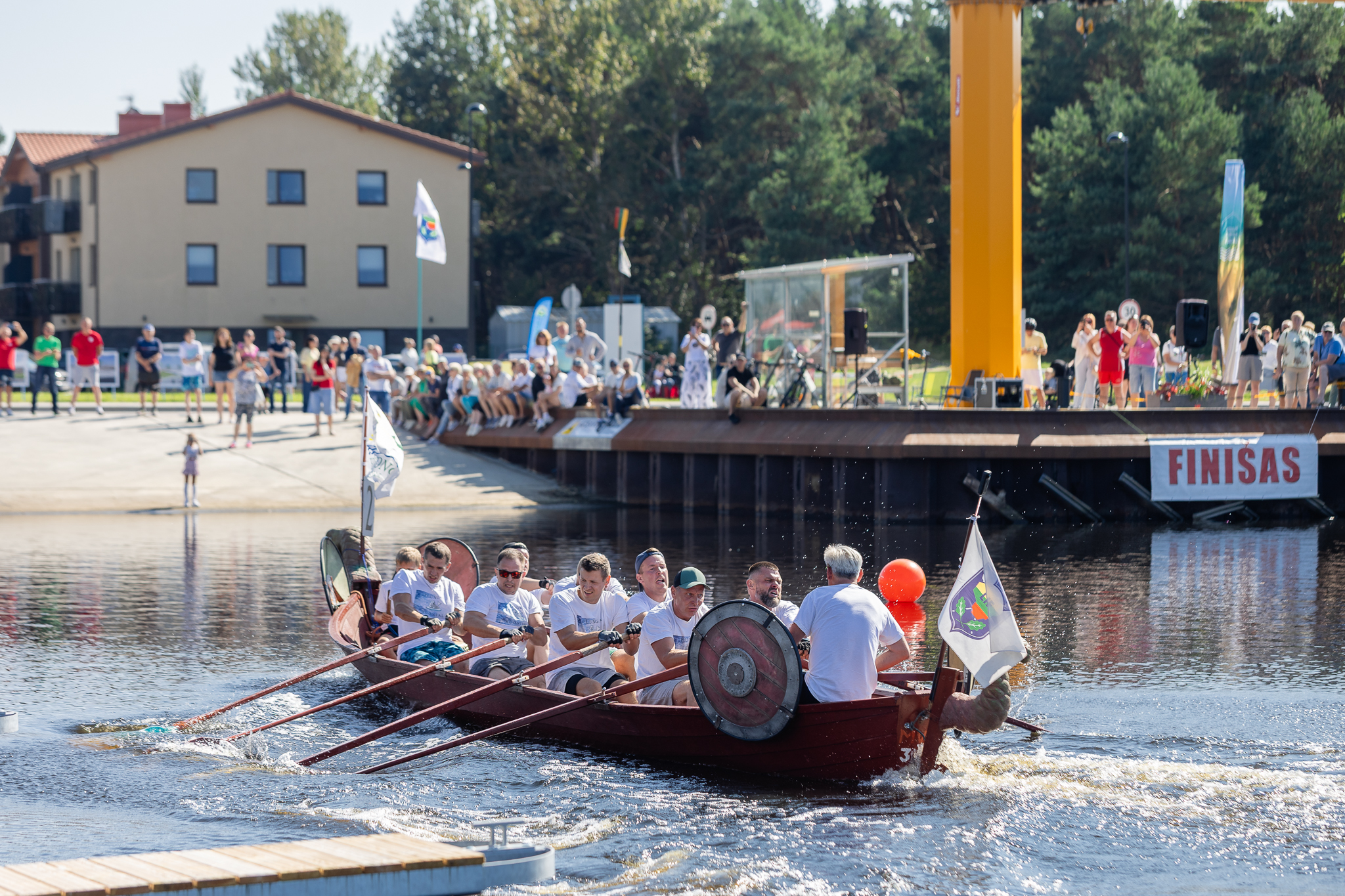 Palangos sporto centras kviečia dalyvauti „Vikingų“ laivų lenktynėse