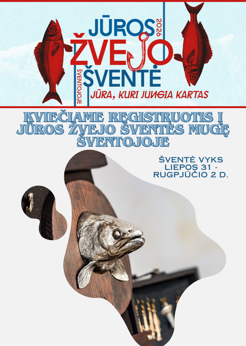 Kviečiame registruotis į Jūros žvejo šventės mugę „Jūra, kuri jungia kartas“ Šventojoje!
